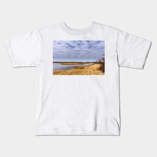 Sand Creek at Salt Plains National Wildlife Refuge by Debra Martz Kids T-Shirt